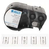 Brady M-250-1-342 värmekrympslang | svart text - vit tejp | 11.15mm x 25.78mm (original)