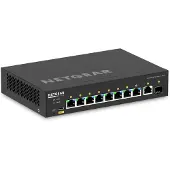 Netgear AV Line M4250-9G1F-PoE+ - Switch - L3 - Administrerad - 8 x 10/100/1000 (8 PoE+) + 1 x 10/100/1000 + 1 x Gigabit SFP - sida till sida luftf...