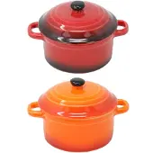 Excellent Housewares Excellent Houseware Kokilka i porslin med lock, ugnsfast ugnsbakad 300 ml