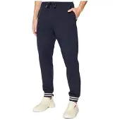 GUESS herrjoggingbyxor med klassisk triangellogotyp