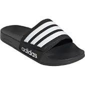 Adidas Pantolette 'ADILETTE' svart / vit