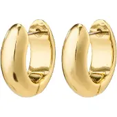 Pilgrim Mine Chunky Huggie Hoops Gold-Plated