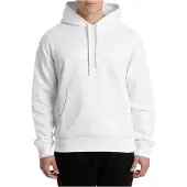 Diesel Monotone Logo Vit Hoodie