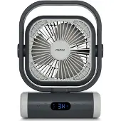Medion E10 TF, Bladfläkt för hushållsbruk, Grå, Vit, Tak, Golv, Bord, 48 dB, 15 cm, 110°