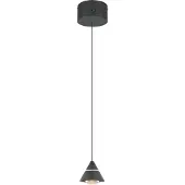 TRIO Lighting Pendellampa Romeo, Svart, Vardagsrum / matsal, Metall, Modern