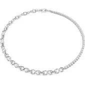 Swarovski Halsband 'MATRIX' silver / transparent