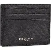 Michael Kors för män. 39F6LHRD2L Harrison korthållare svart (OSFA), Casual, Hud