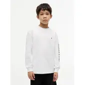 Tommy Hilfiger T-shirt 'TEAM' marinblå / röd / vit