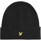 Lyle & Scott Mössa - Stickad - Jet Black - - One Size - Mössa