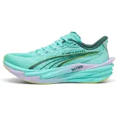 Puma Deviate NITRO 4 HYROX Green Yellow AW26 Women’s Running Shoes, Size 41 - EUR