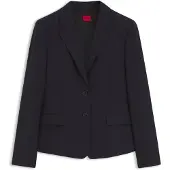 HUGO Regular-fit blazer in stretch fabric