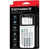 Texas Instruments 83PREP/TBL/1E2 Svart och Vit Kalkylator