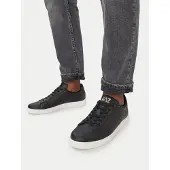 Emporio Armani unisex. 7X000331_AF10848 Classic Cc skor svart (43 1/3), Hud, Karta, Nyckelband, Casual