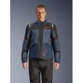 Alpinestars Andes V4 Drystar textiljacka Svart/Blå 2XL Herrar sort