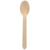 Papstar 89119, Engångsmatsked, Trä, Självtorkning, 160 mm, 100 styck