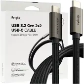 Ringke USB-C 3.2 Gen. PD240W Kabel 200cm - Svart