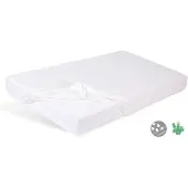 Baby Matex vattentät lakan/överdrag i bambu 140x70 cm, vit