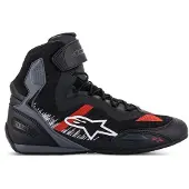 Alpinestars Faster 3 Rideknit Stövlar Svart/Grå/Röd 9 Unisex sort