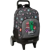 Safta Compact Evolutive Extraible Minecraft Graffiti 33l Ryggsäck Med Hjul