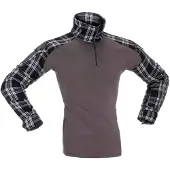 Invadergear Flannel Combat T-shirt Med Lång ärm