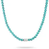 Thomas Sabo ELYNDRA turkost halsband KE2335-405-17-L55