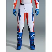 Alpinestars Fluid Grid Crossbyxor Orange/Vit/Blå 32 Herrar