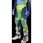 Alpinestars Racer Hoen Crossbyxor Neon gul/Blå/Röd 30 Herrar
