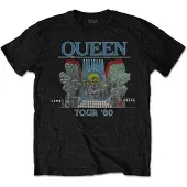 Ginza.se Queen: Unisex T-Shirt/Tour '80 (Black) (Small)