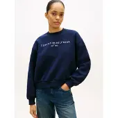 Tommy Hilfiger Logo Relaxed Fleece Sweatshirt