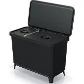 Keden 1x10l+1x23l Systema 57x29x41 Cm Återvinningsbehållare