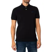 Gant Reg Contrast Rugger Kortärmad Polotröja