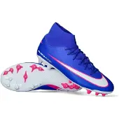 Nike Air Zoom Mercurial Superfly 10 Academy AG Attack - Blå/Vit - Konstgräs (AG), storlek 45