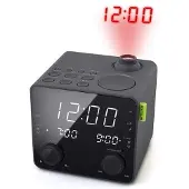 Muse Väckarklocka , vita siffror PROJECTION