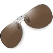 INF Clip-on Solglasögon - Polariserade Körglasögon Brown