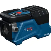 Bosch Powertools batteridriven pump GTP 18V-28 solo 18 V (blå/svart, utan batteri och laddare, för rent vatten) - SOLO