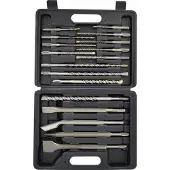 AWTOOLS Sats med borr- och mejslar AW42917; SDS-Plus; 17 st.