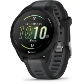 Garmin Forerunner 165 GPS smartwatch / löparklocka med pulsmätning / svart pulsklocka med AMOLED-skärm