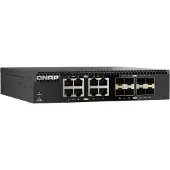 Qnap QSW-3216R-8S8T, ohanterad, L2, 10G Ethernet (100/1000/10000), rackmonterad