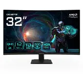 Gigabyte GS32QCA Spelskärm EEK F (A - G) 80 cm (31.5 tum) 2560 x 1440 pixel 16:9 1 ms DisplayPort, HDMI VA LED
