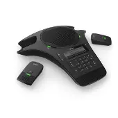 Snom C520-WiMi - VoIP-konferenstelefon - med Bluetooth interface - DECT - 3-riktad samtalsförmåg - SIP - 3 linjer - svart