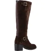 Hush puppies Heidi Leather Damstövlar i brun mocka