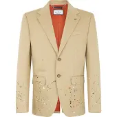 Philipp Plein Blazer Gigolo Fit Paint Splash Painted Splash