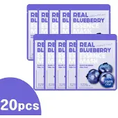 Farm Stay Real Blueberry Essence Mask 23 ml (3 alternativ) 20PCS