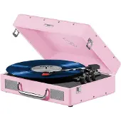 Mixx Vinyl Record Player Revival 55 Stereo Pink