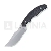 CRKT Burrower 3610 Stonewashed D2, Black Micarta, fixed knife, Kaila Cummings design