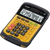 Casio WM-320MT Bordsräknare Gul, Svart Display (ställen): 12 solcell, batteri (B x H x D) 145 x 36 x 195 mm