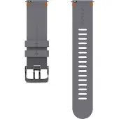 Polar Perforated Leather Wristband 22 Mm Gray/Orange