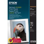 Epson Premium Glossy Photo Paper - Blank - A4 (210 x 297 mm) 15 ark fotopapper - för EcoTank ET-2650, 2750, 2751, 2756, 2850, 2851, 2856, 4750, 4850