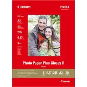 Canon A3 265g PP-201 fotopapper | Plus Glossy II | 20 ark