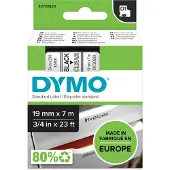 Dymo S0720820 | 45800 | svart text - transparent tejp | 19mm (original)